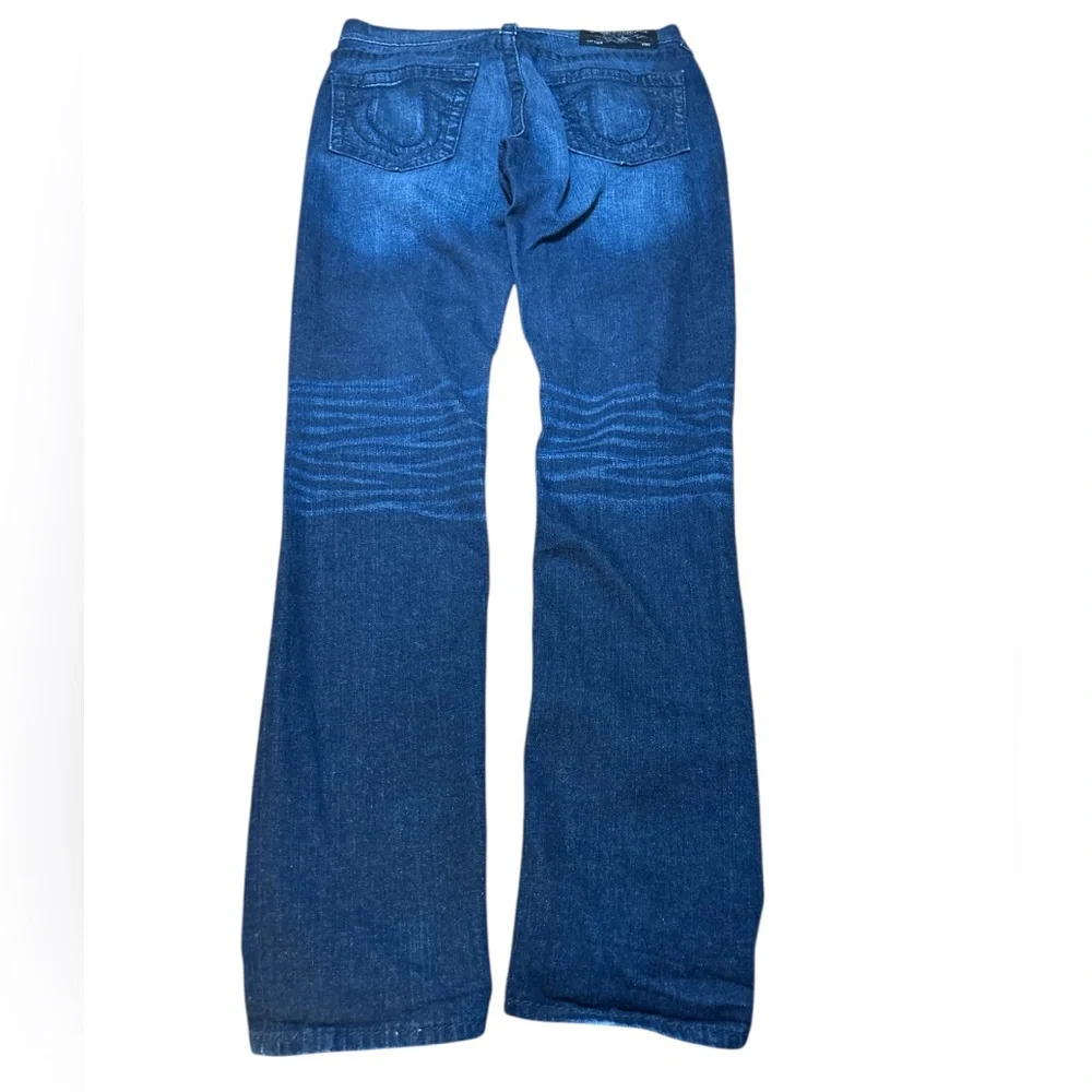 True Religion skinny no flap big T men’s dark  blue jeans